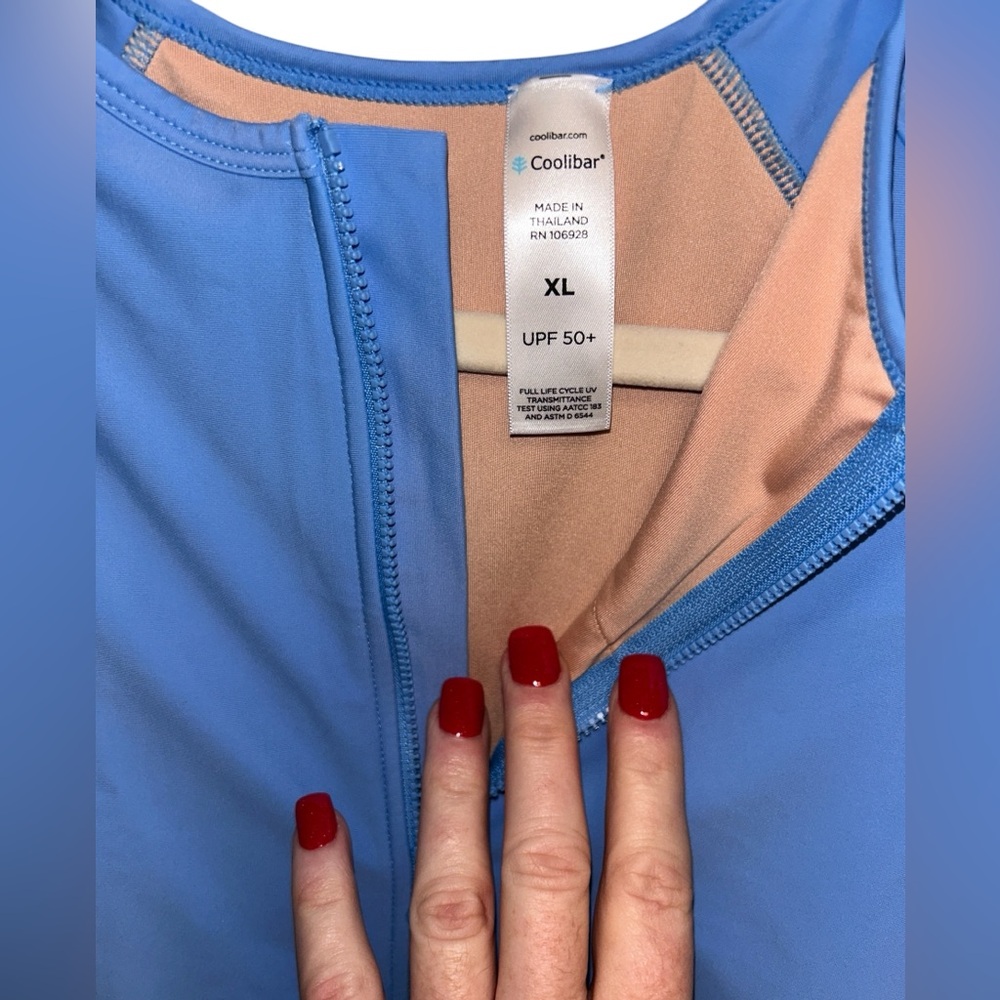 Coolibar NWT Escalante Long Sleeve Swimsuit Size XL. UPF 50+ / Price now firm. - Picture 4 of 6